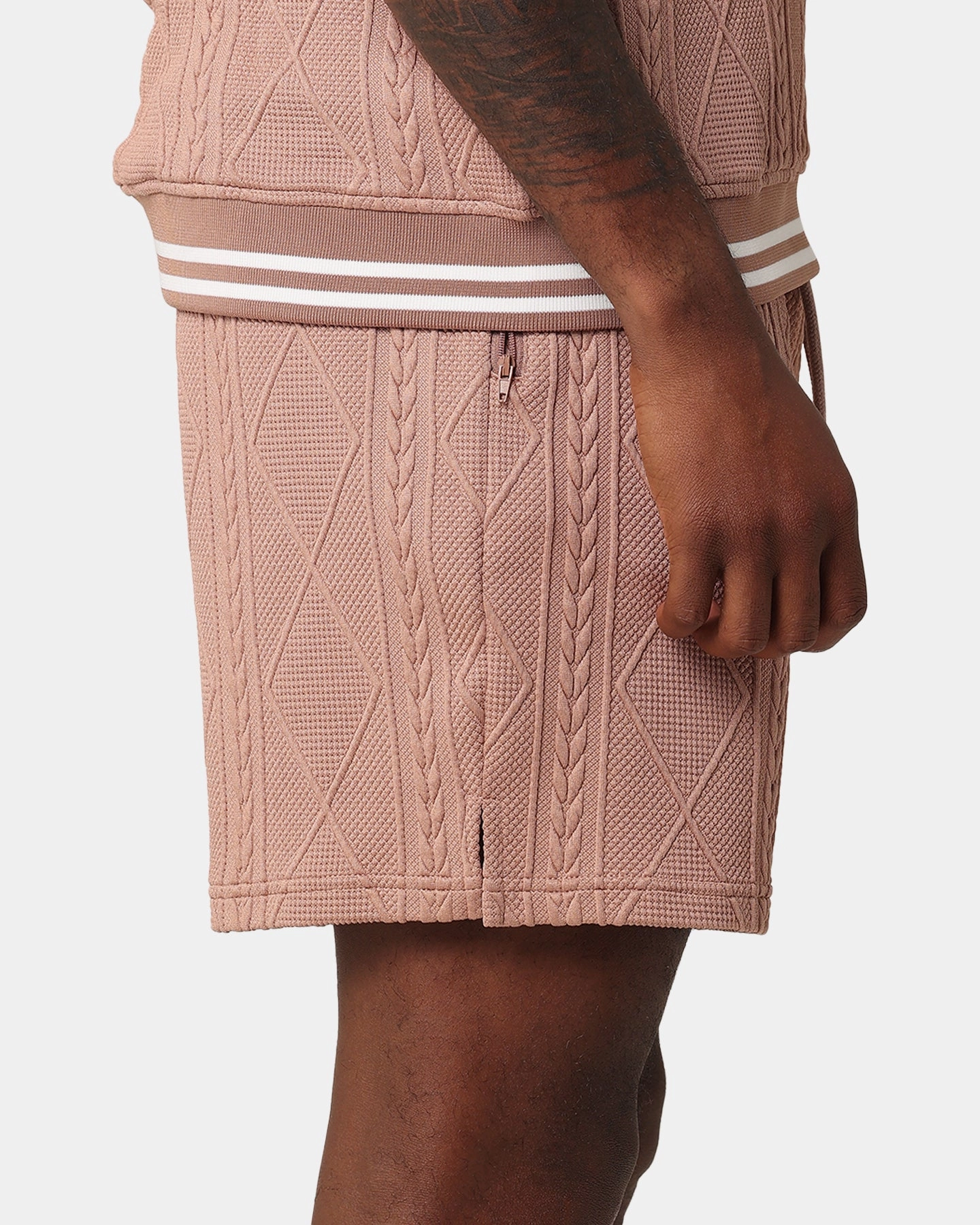 teen clothing XXIII Danny Knit Shorts Mocha