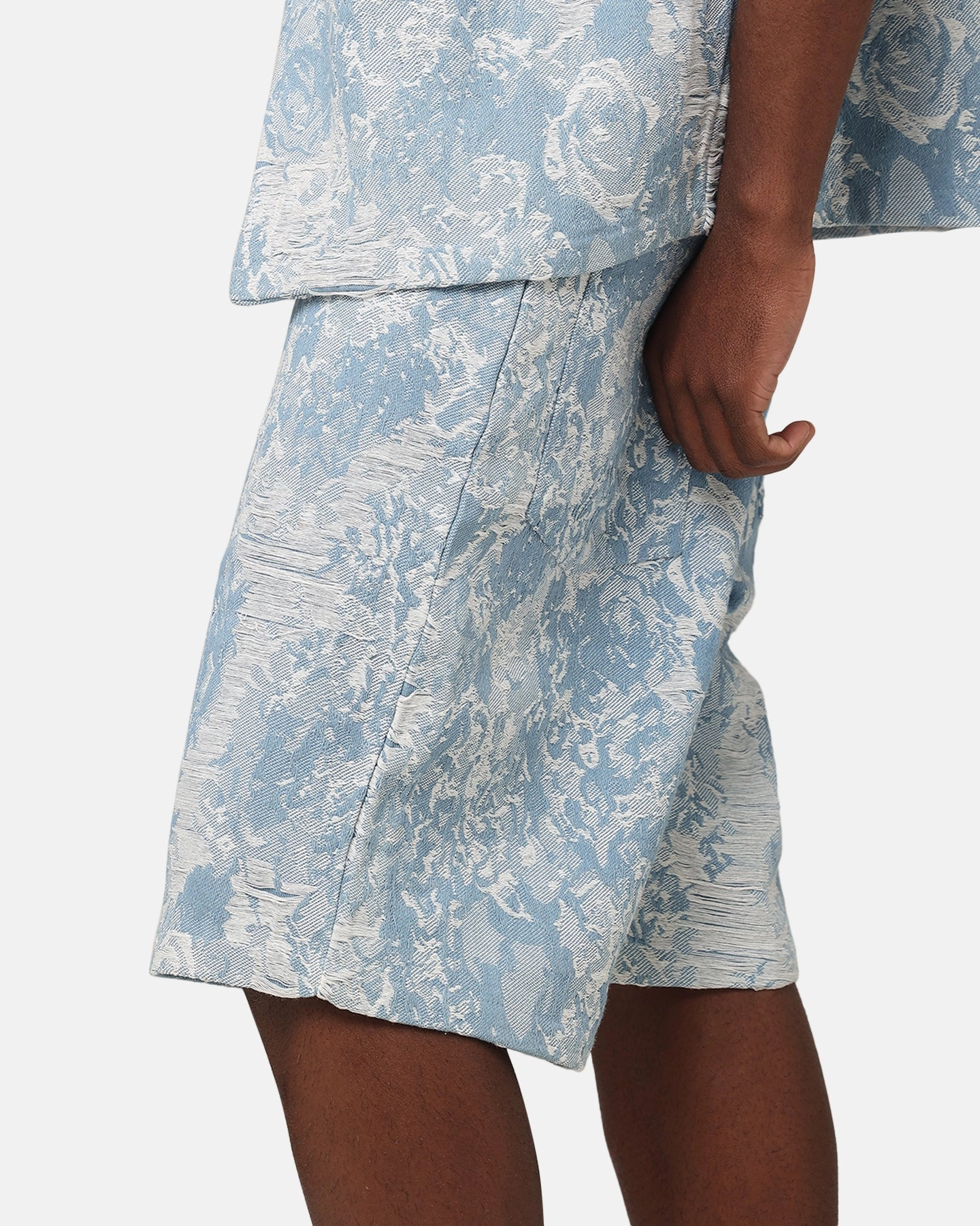 Running Shorts XXIII Denim Jacquard Shorts Pacific Blue