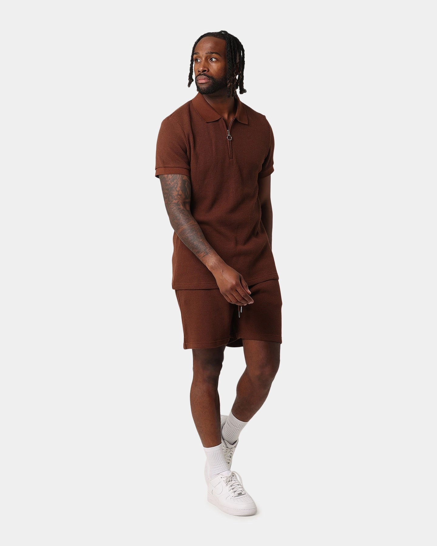 Anti Cling Technology Holiday Gift XXIII Ethan Knit Shorts Brown