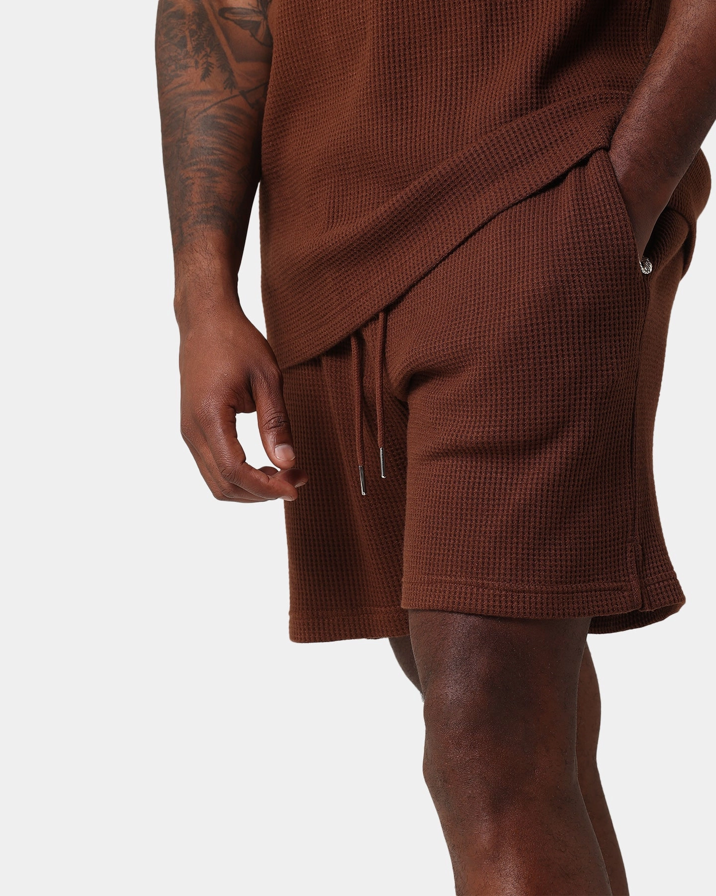 XXIII Ethan Knit Shorts Brown Summer Mood Poolside Wear