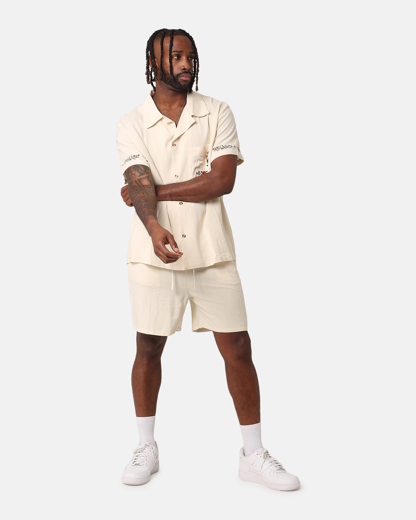 DIY project Gym Wear XXIII Ezrah Linen Shorts Off White