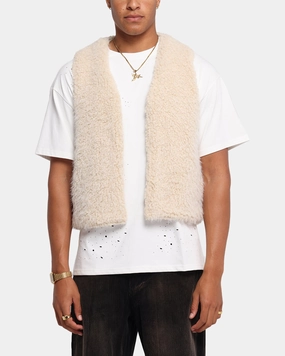 XXIII Fur Vest Cream Smart Look Contribute