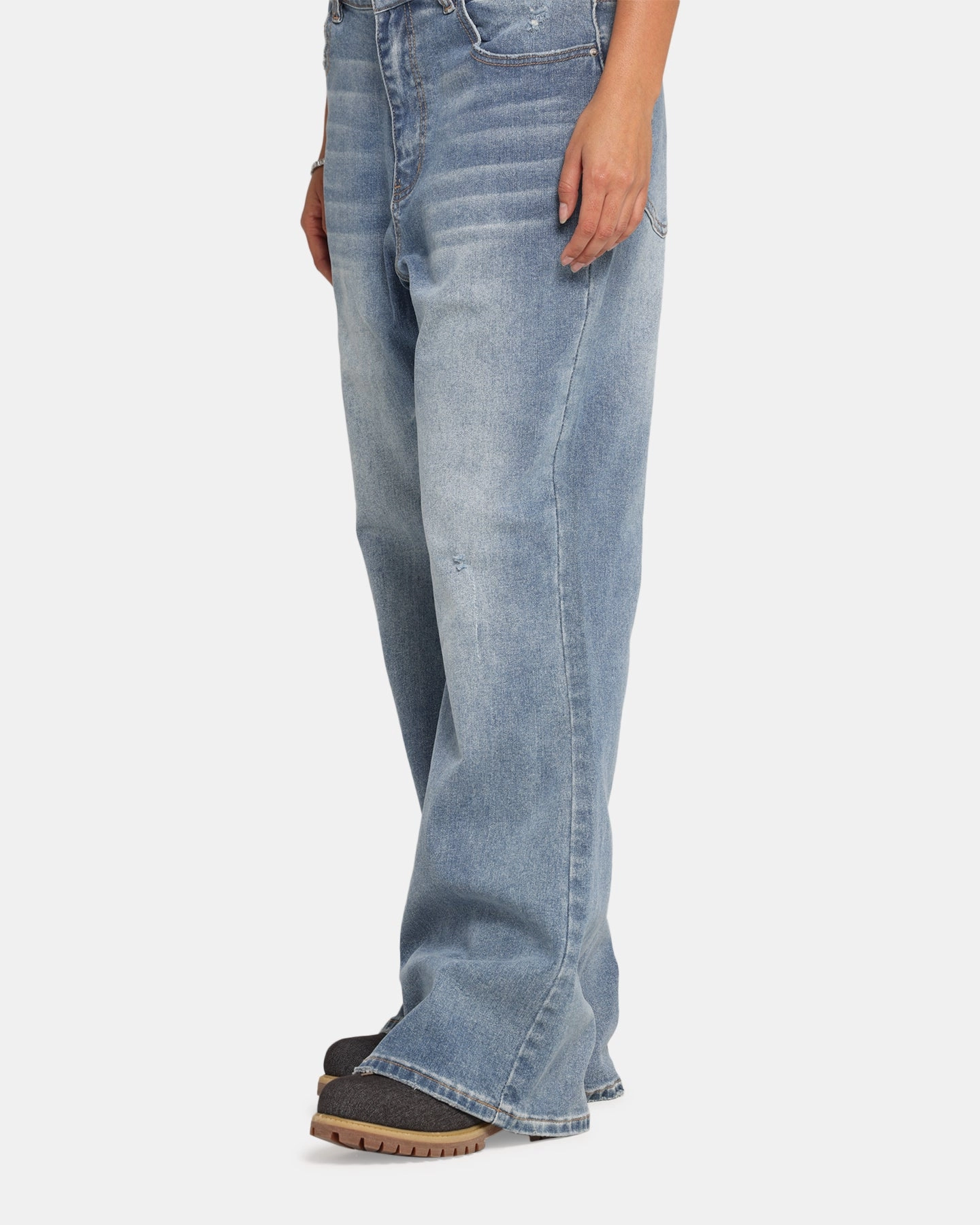 No Fuss Fit Core Layer XXIII Game Play Flared Jeans Blue Denim