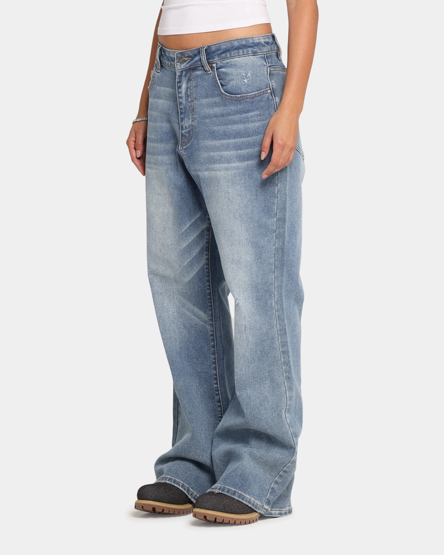 XXIII Game Play Flared Jeans Blue Denim All Rounder Eco Friendly Dye