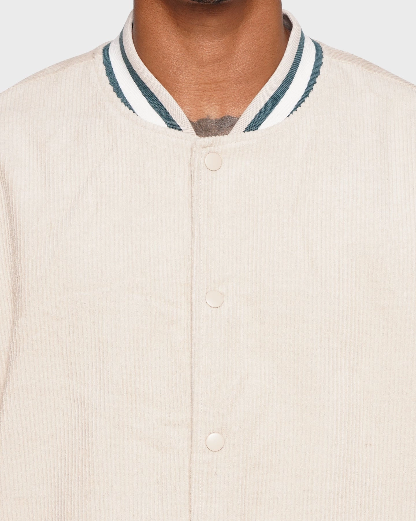 Notebook Flexible Hem XXIII Hellekin Cord Bomber Jacket Cream