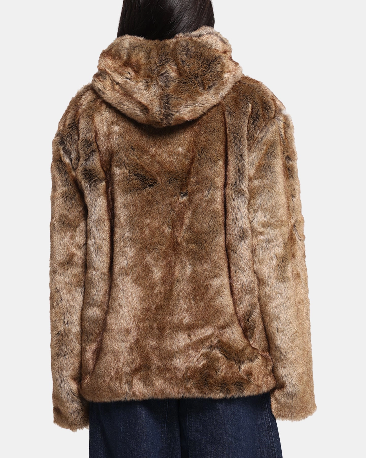 Aid XXIII Into The Wild Fur Jacket Brown