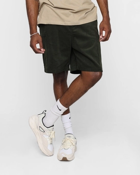 XXIII Jason Corduroy Shorts Dark Green Fitness Friendly Simple Comfort
