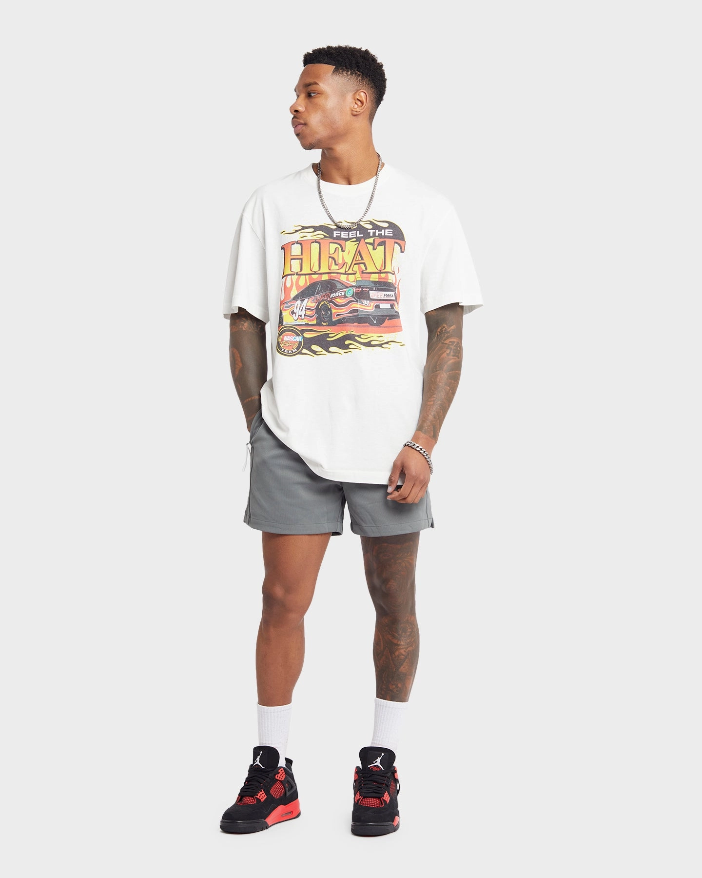 Flatlock Seams Travel Fashion XXIII Jonas Knit Shorts Dark Grey