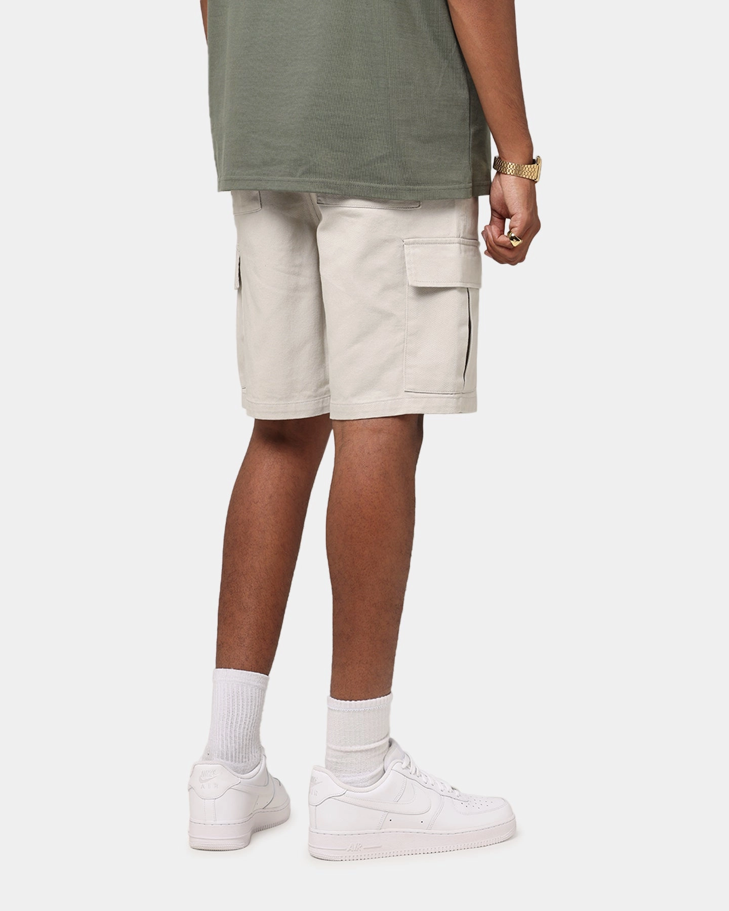 Easy Adjust Drawcord XXIII Jordy Cargo Shorts Stone