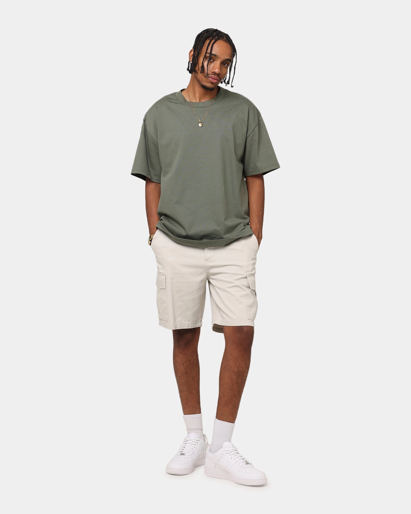 XXIII Jordy Cargo Shorts Stone clean look