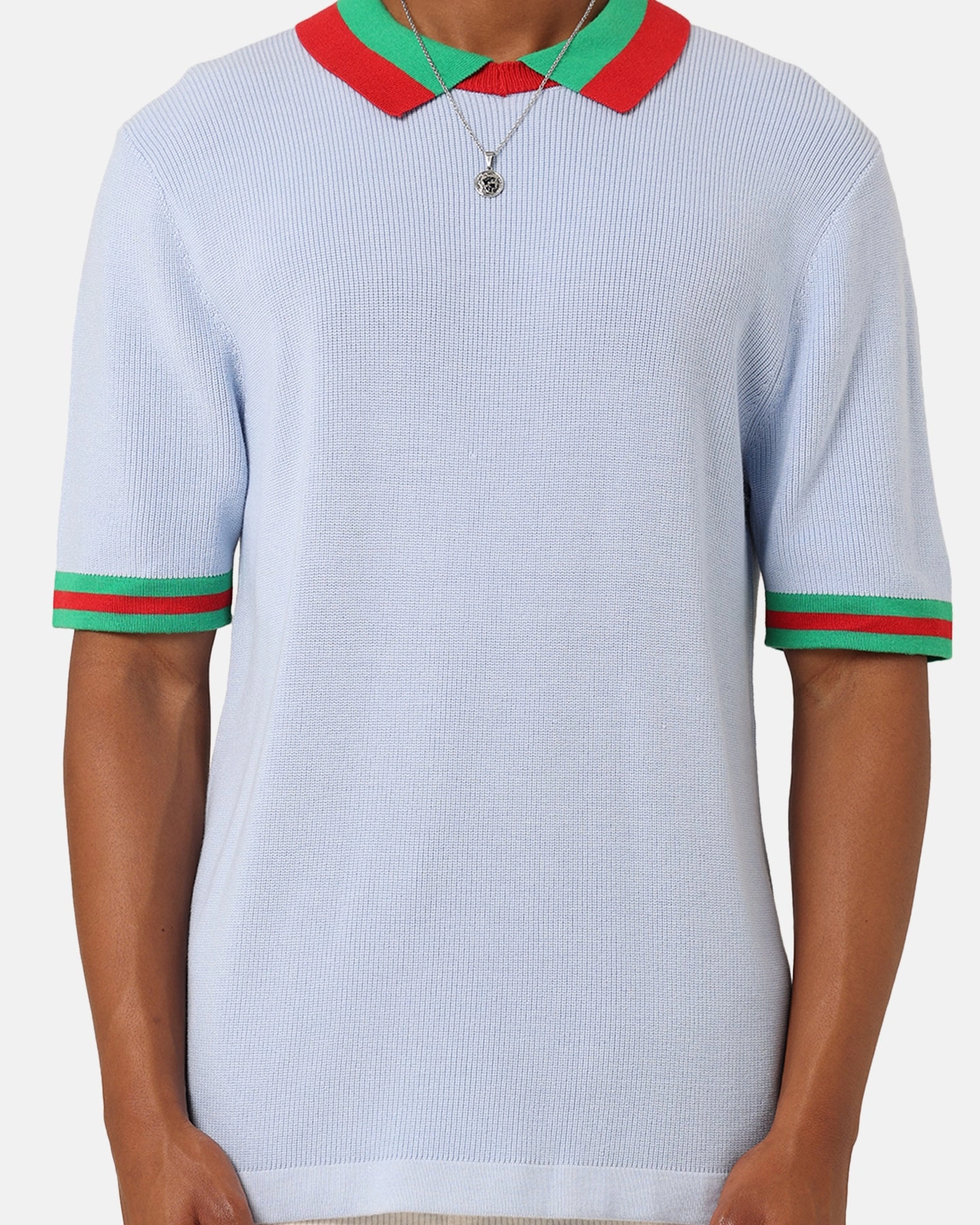 XXIII Kurt Knitted Polo Shirt Blue Performance Wear
