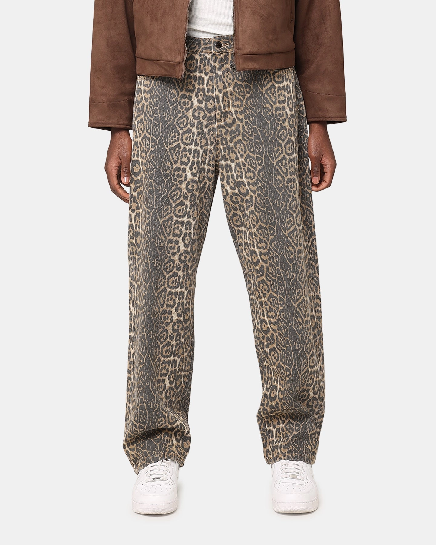 Smart Comfort XXIII Leopard Baggy Jeans Leopard