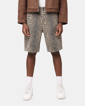 XXIII Leopard Jorts Leopard Abrasion Resistant Material