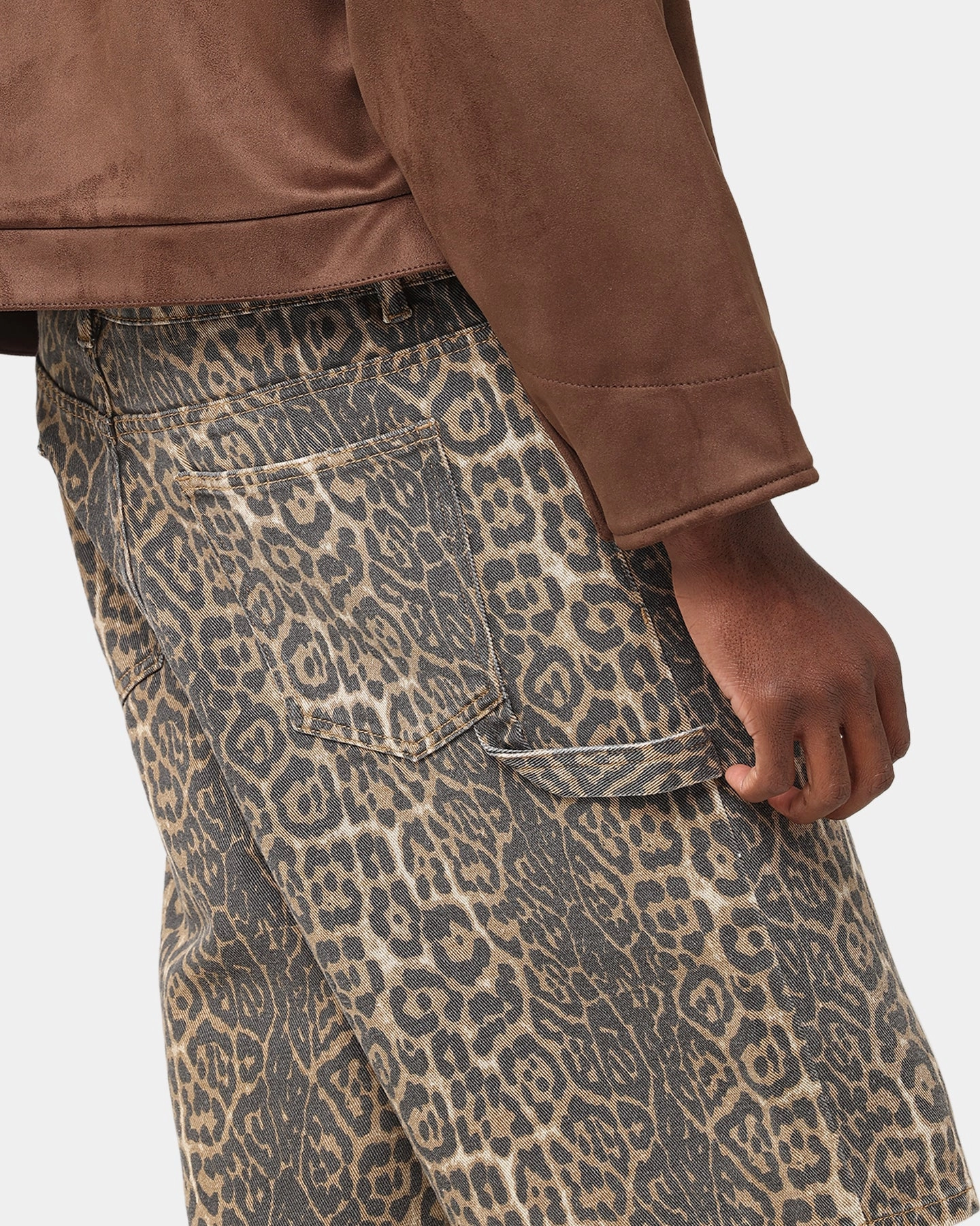 XXIII Leopard Jorts Leopard Playful Look Abrasion Resistant Surface
