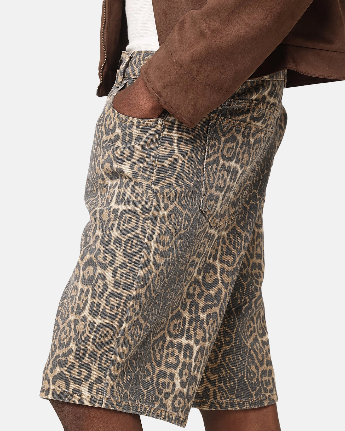 XXIII Leopard Jorts Leopard fall shorts