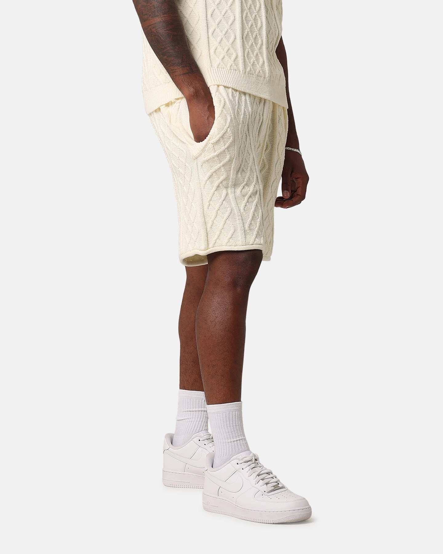 Beach Ready XXIII Lucas Cable Short Cream