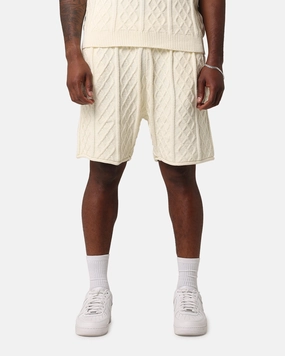 Double Layered Panels Gift Idea XXIII Lucas Cable Short Cream