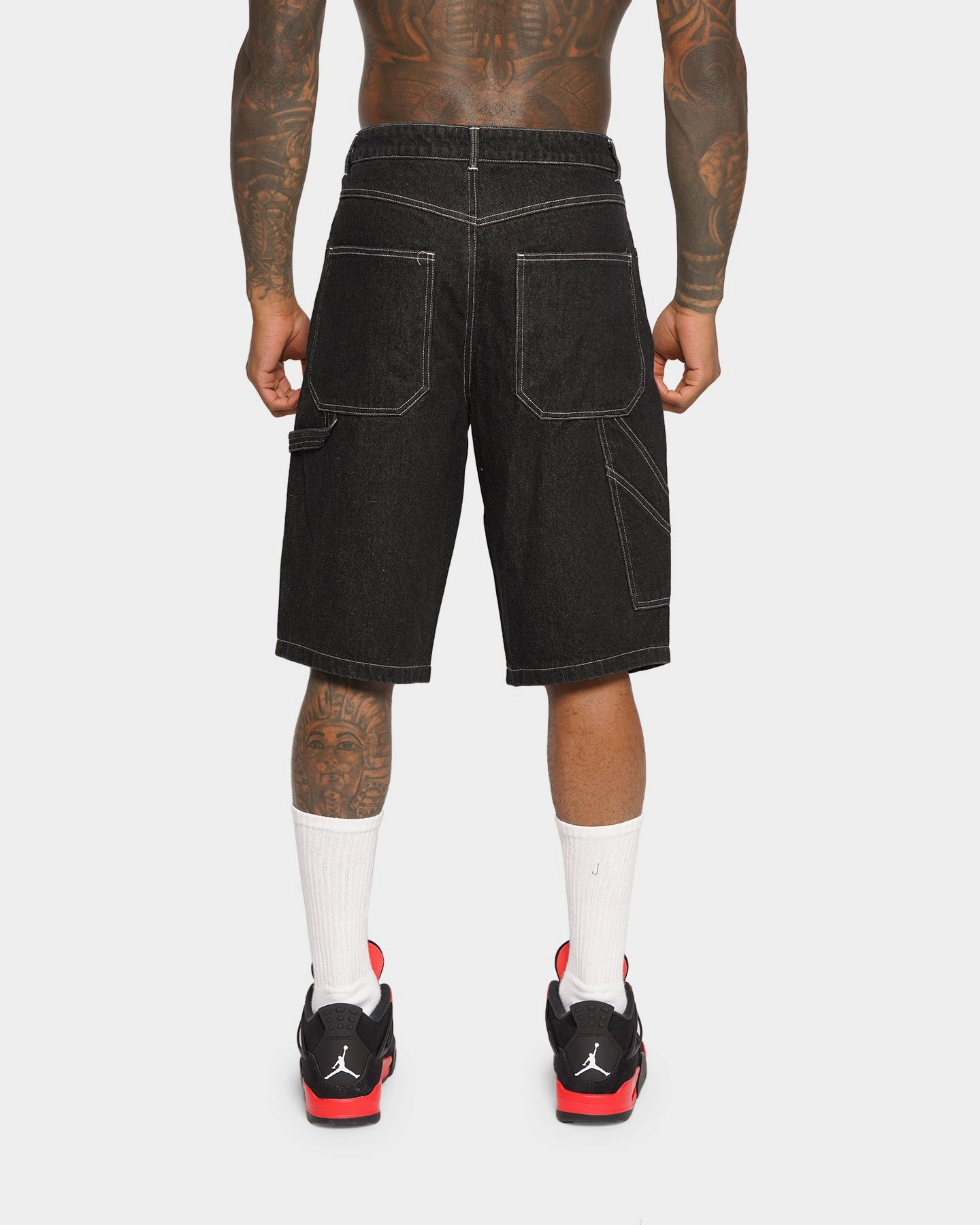 Fitness Friendly XXIII Newry Baggy Carpenter Shorts Black