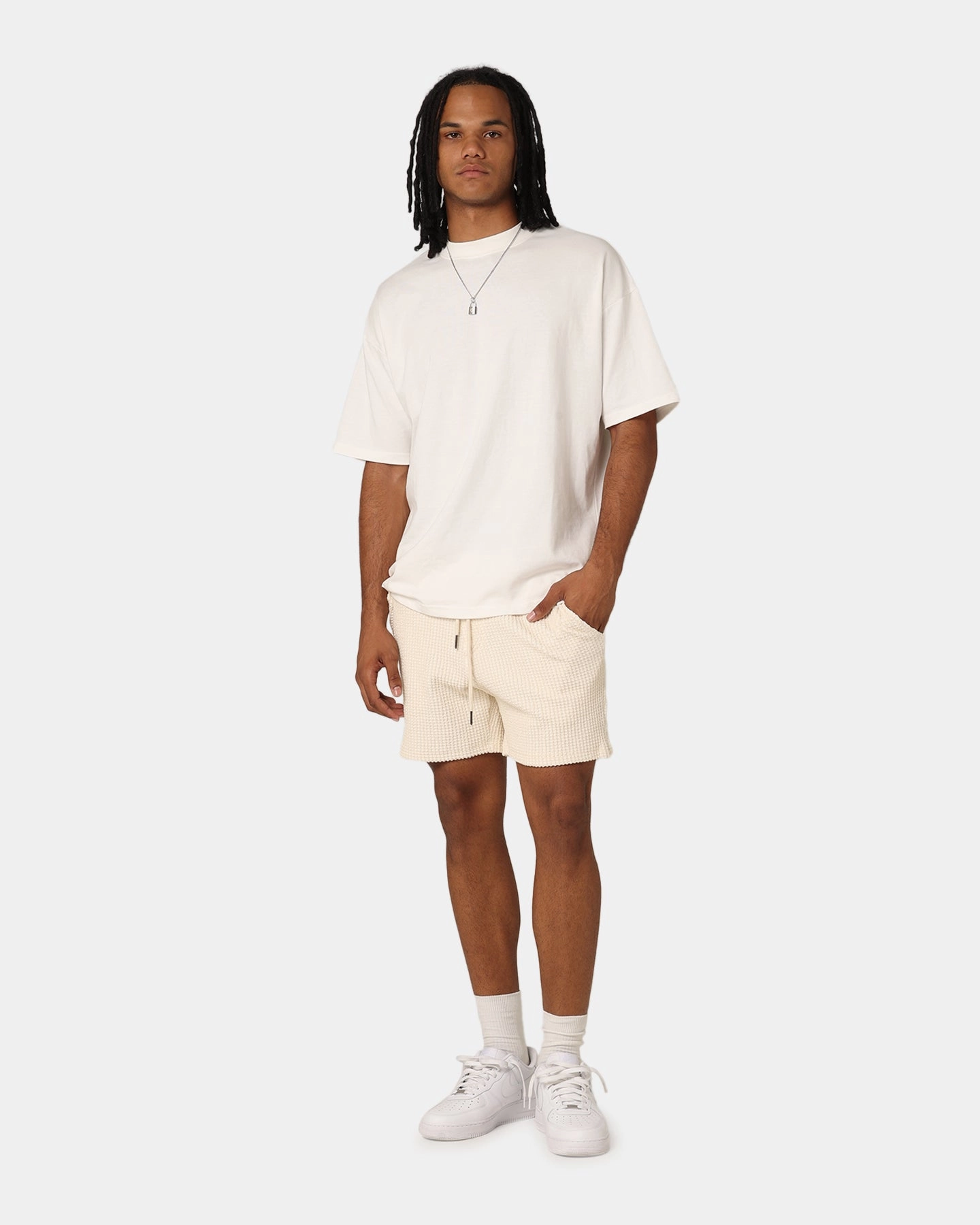 XXIII Ozzy Waffle Shorts Cream AntiOdorTreatment