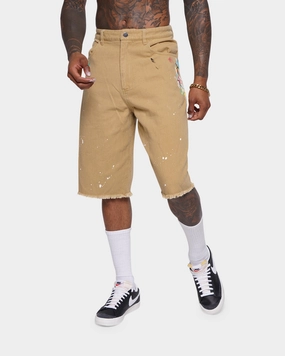 XXIII Pharr Paint Shorts Desert Soft touch finish Low-waisted