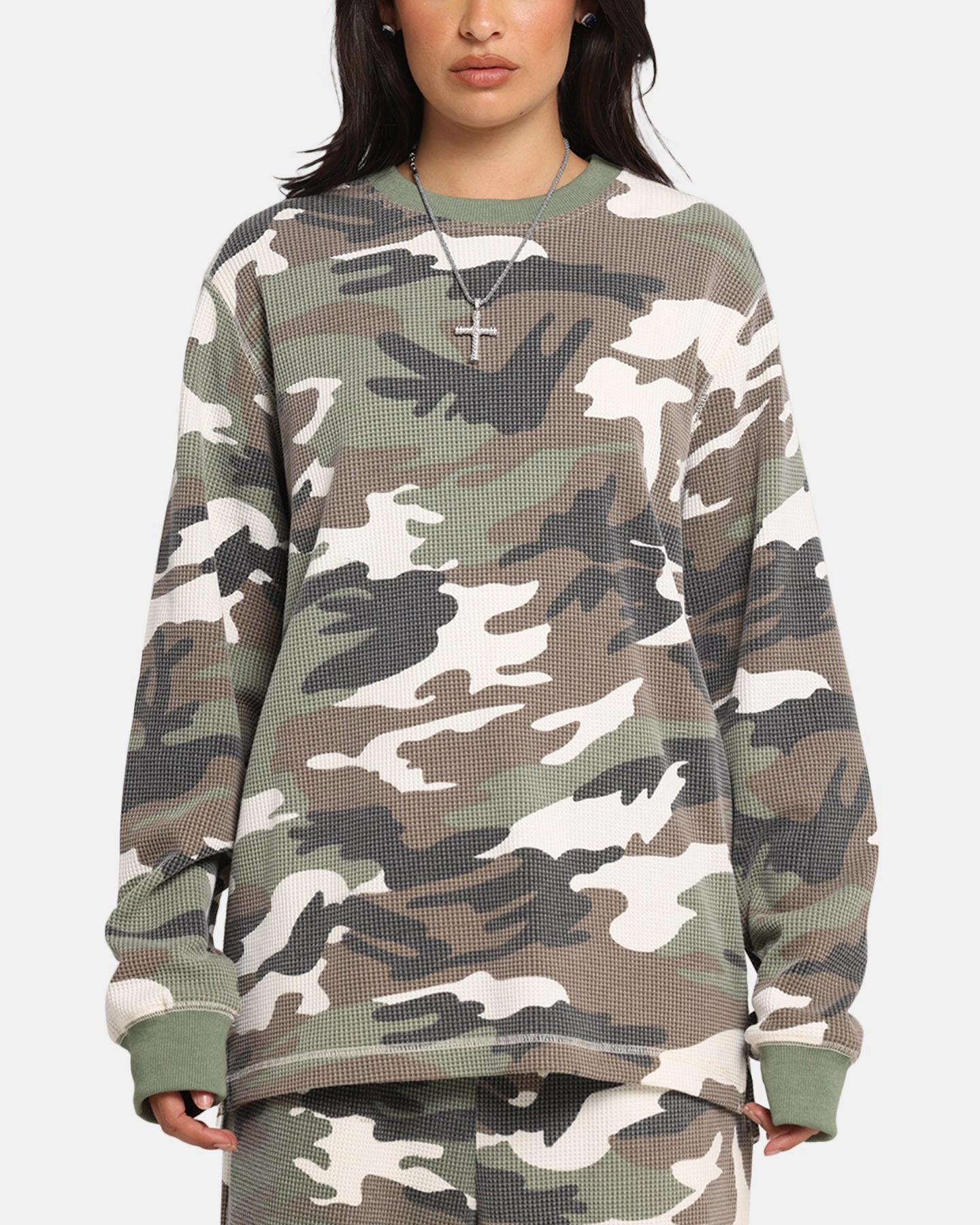 Cool Design XXIII Printed Thermal Long Sleeve T-Shirt Camo