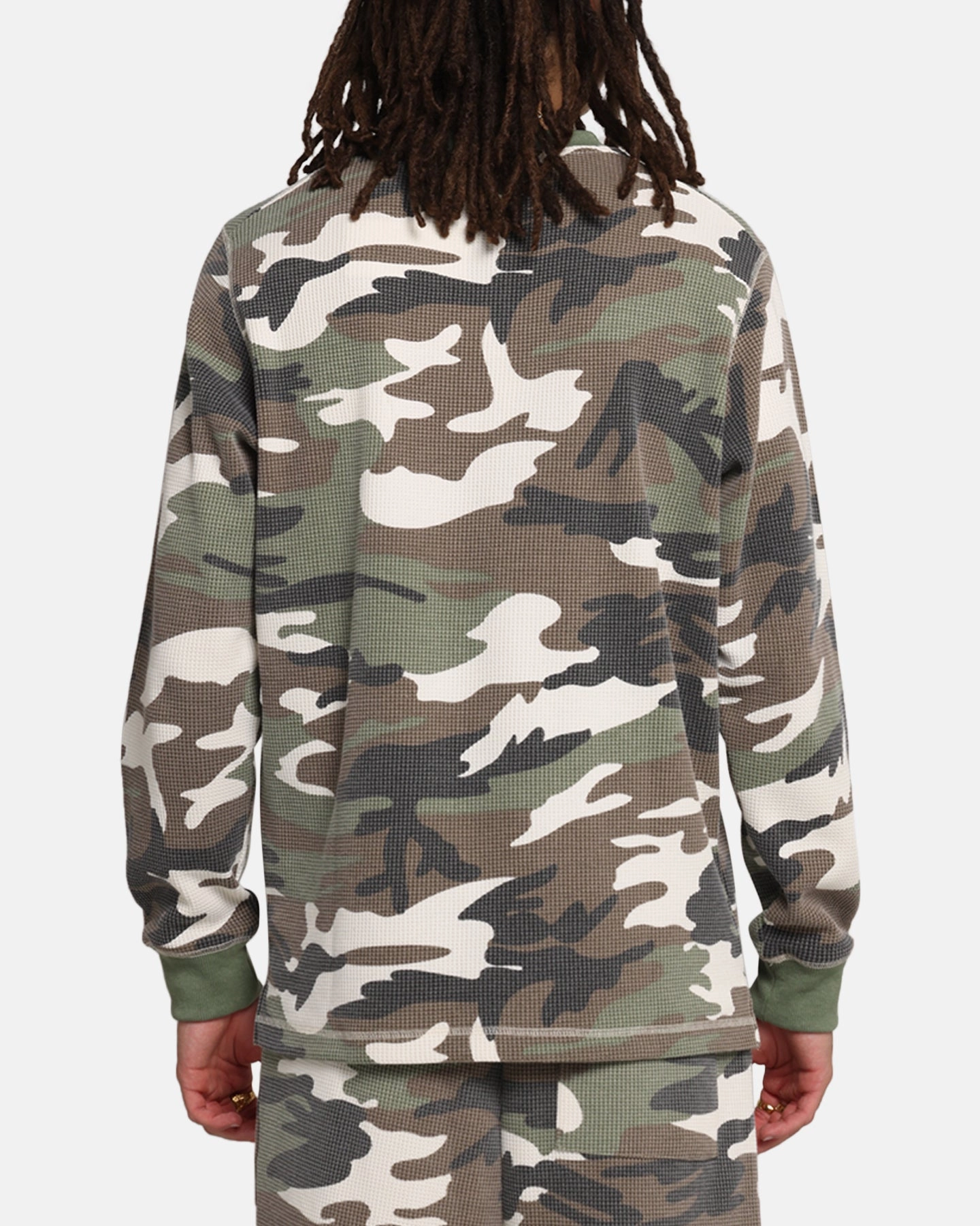 XXIII Printed Thermal Long Sleeve T-Shirt Camo certified Tubular Knit Structure