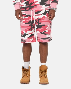 No Slip Gripper XXIII Printed Thermal Shorts Pink Camo