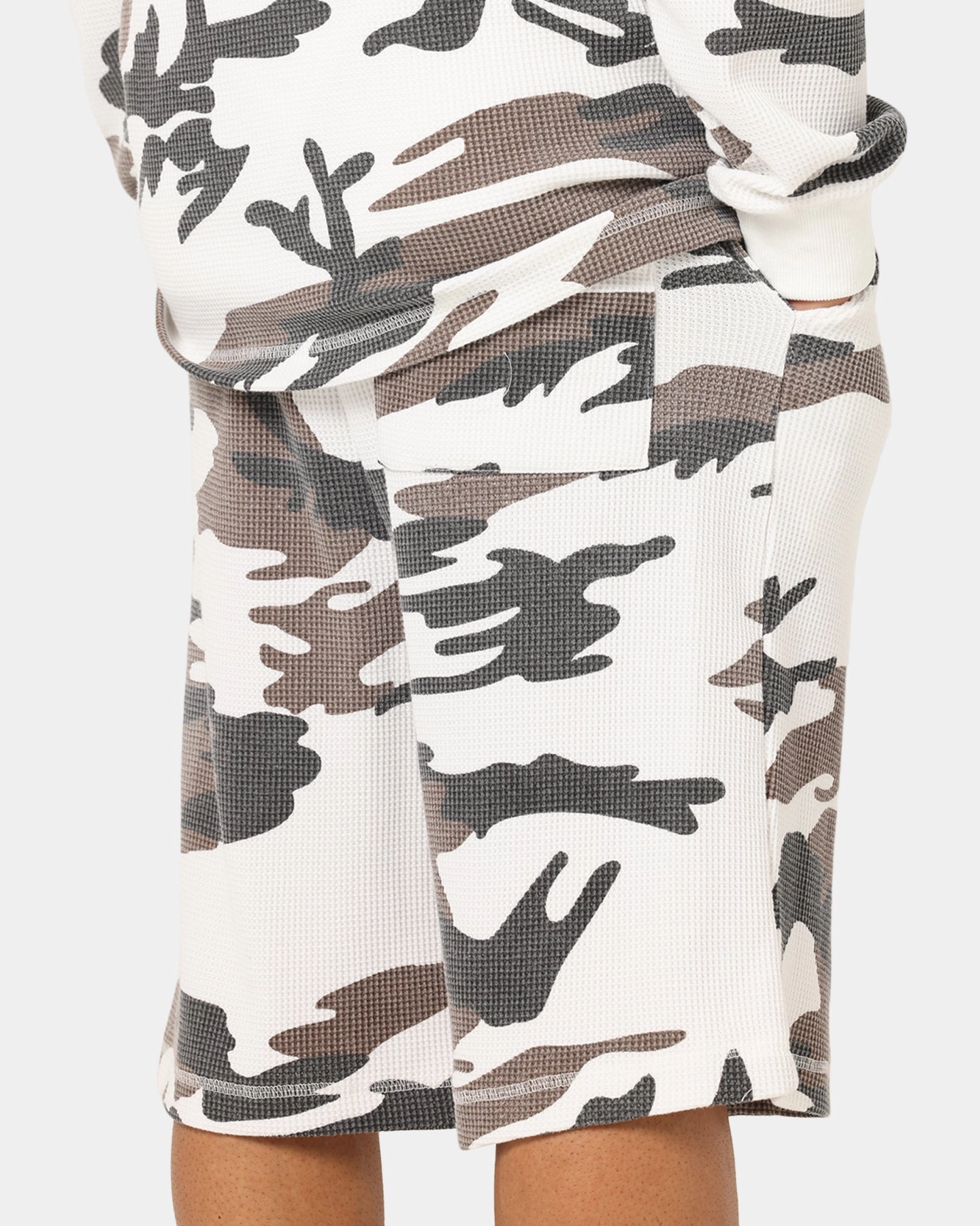 XXIII Printed Thermal Shorts Snow Camo Swimwear