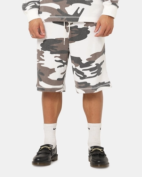 Gentle On Skin cargo style XXIII Printed Thermal Shorts Snow Camo