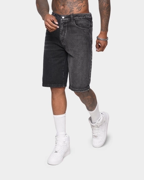 XXIII Ricardo Two Tone Denim Shorts Black prom night