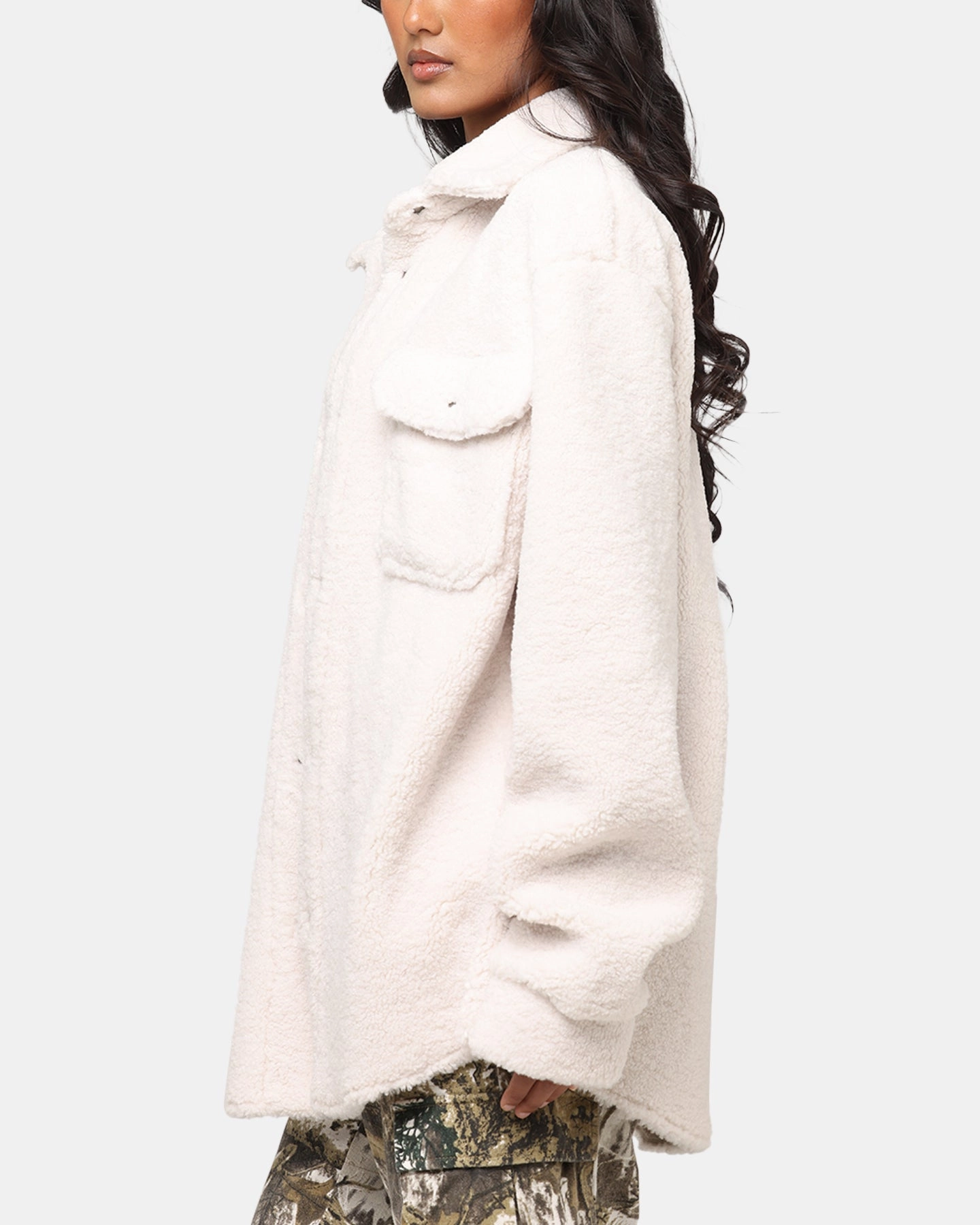 Hazard non adjustable XXIII Shearling Fur Jacket Cream