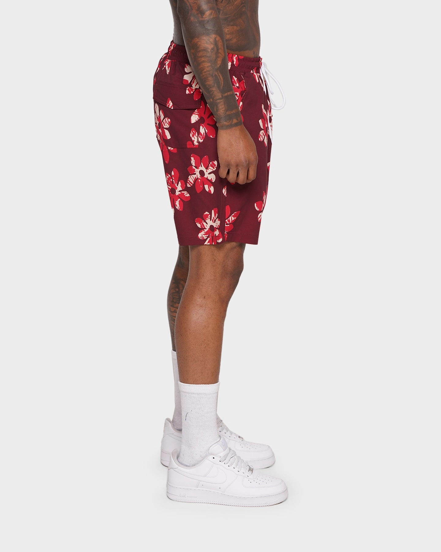 Static Resistant Fibers formal alternative XXIII Sohan Print Shorts Brown