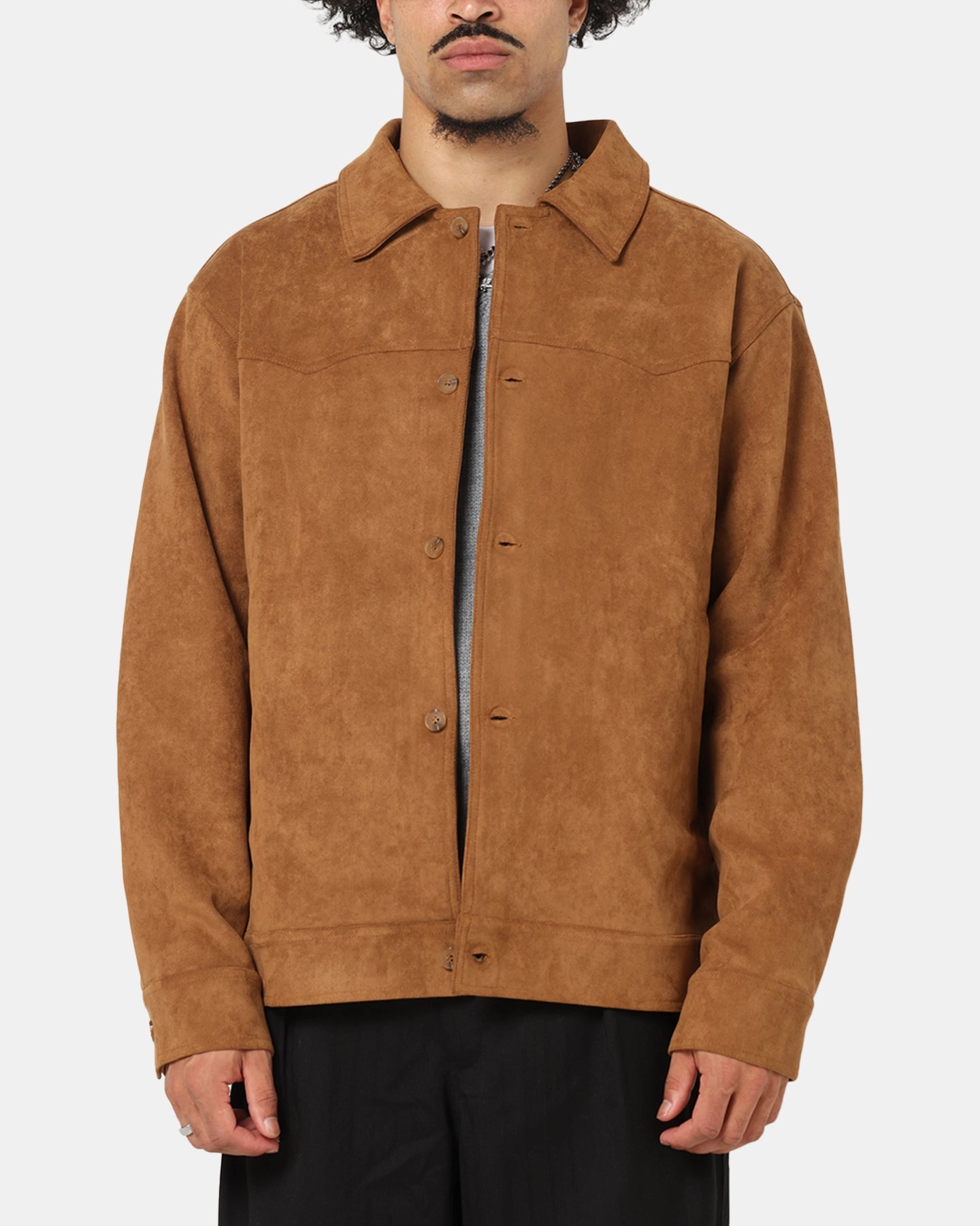 XXIII Suede Jacket Brown suitable for night wear