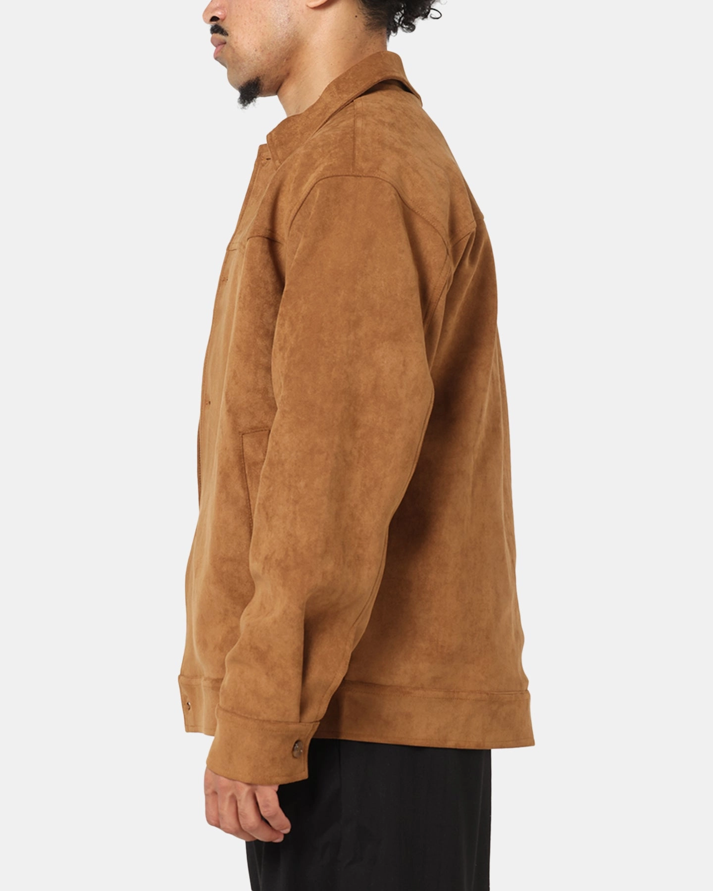 Protective Outer Layer XXIII Suede Jacket Brown