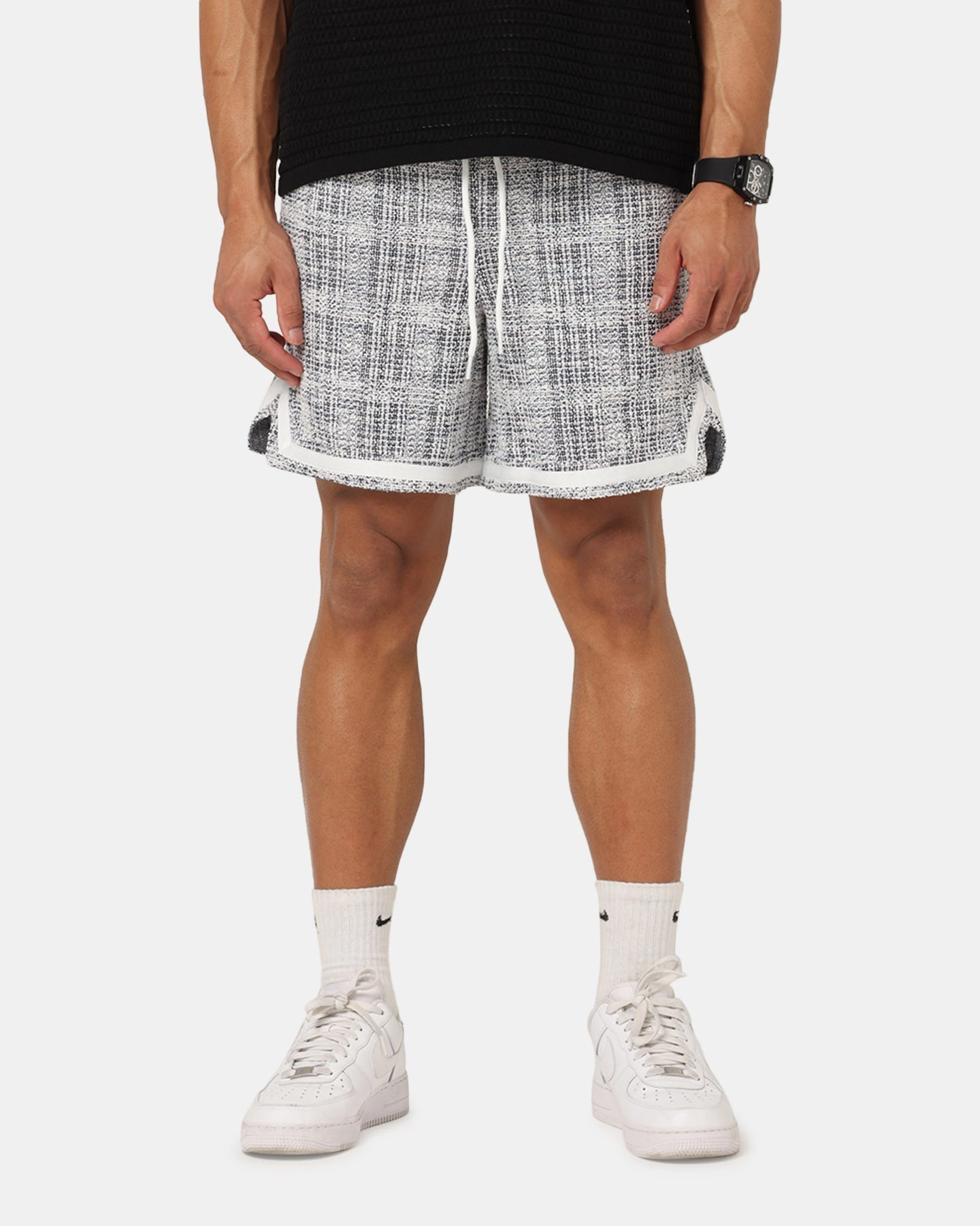 belt XXIII Textured Ball Shorts Navy/Cream