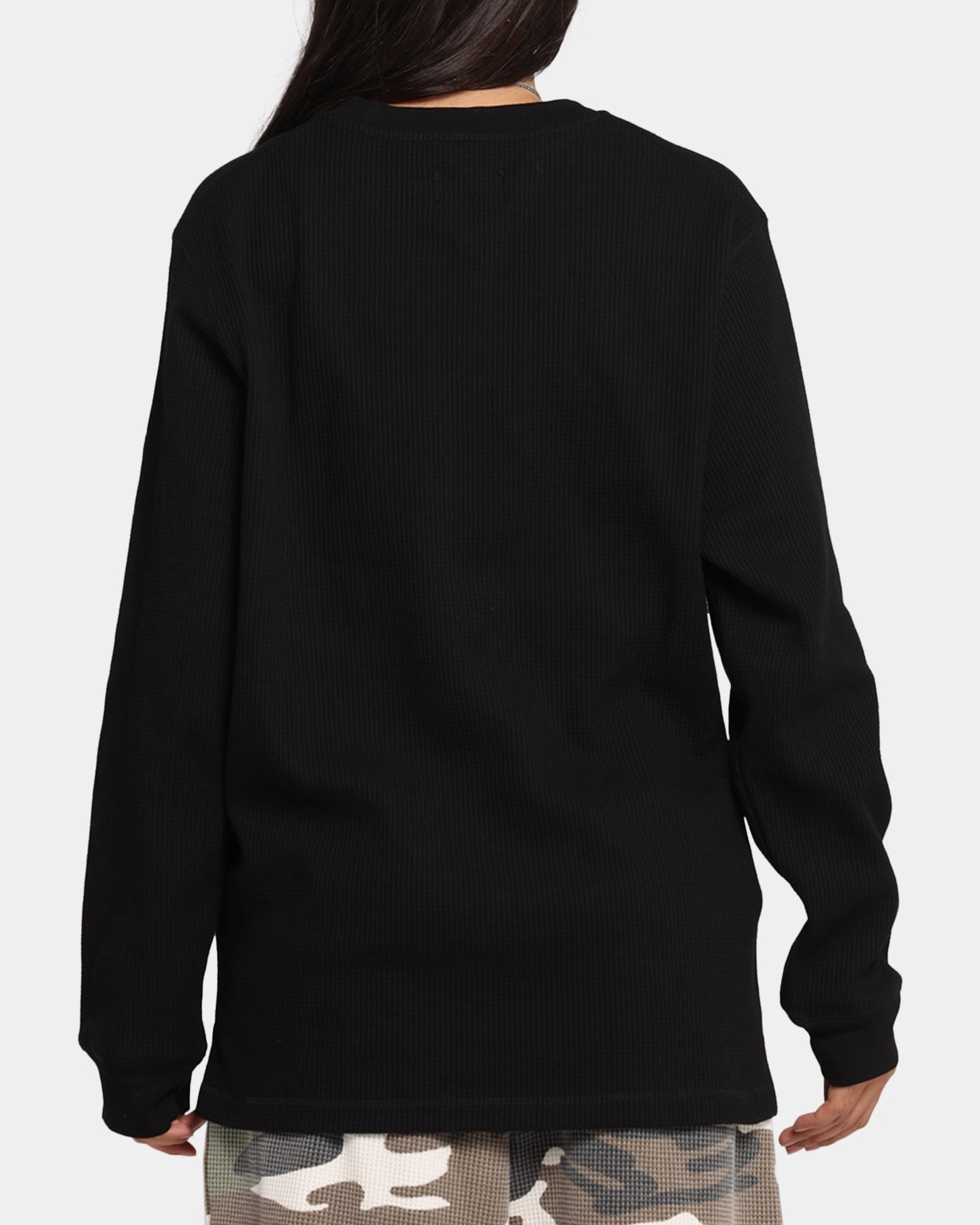 XXIII Thermal Long Sleeve T-Shirt Black Everyday Top Weekend Look