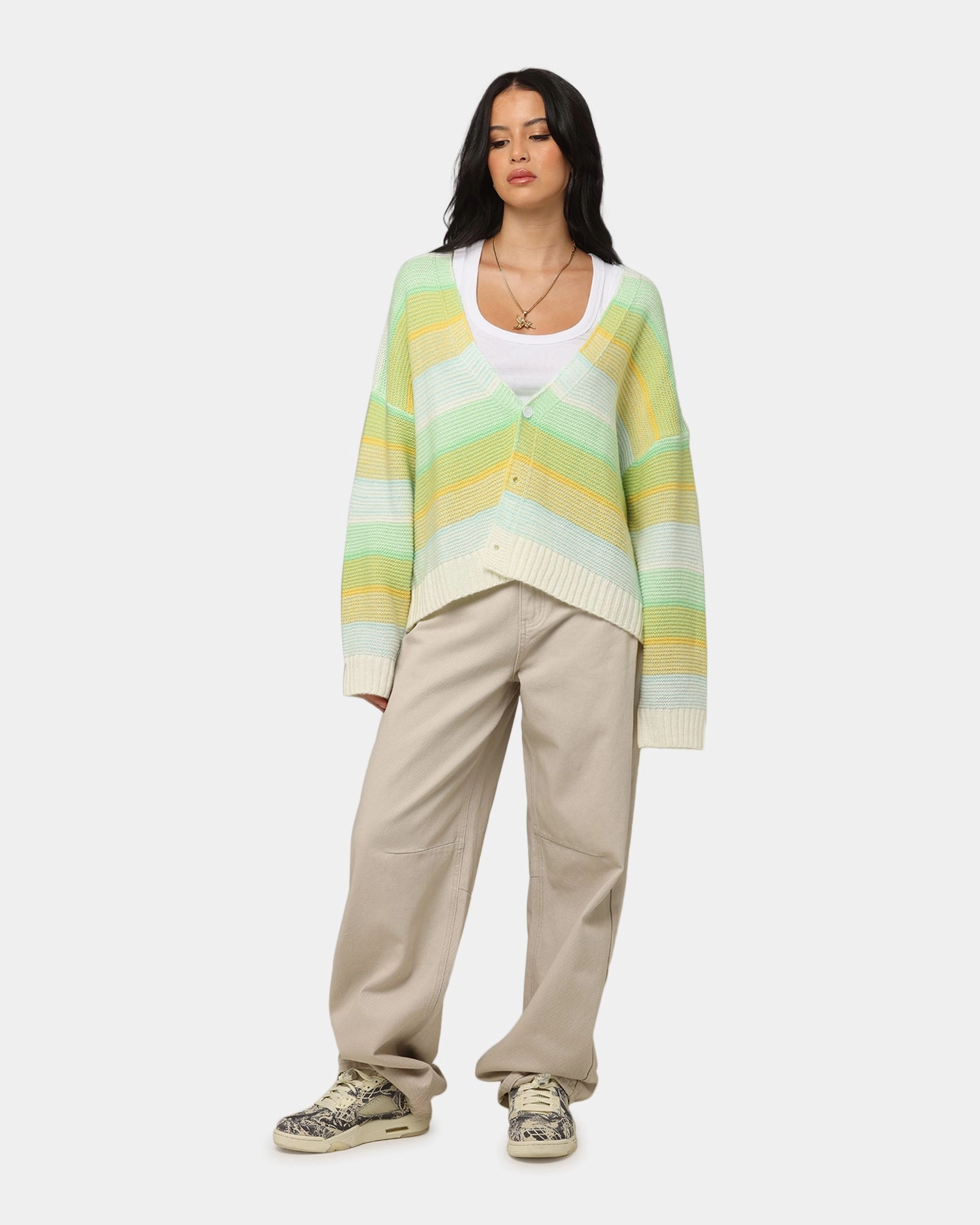 Multipurpose Utility Pockets XXIII Women's Buckle Baggy Jeans Sand