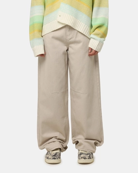 XXIII Women's Buckle Baggy Jeans Sand Street Casual