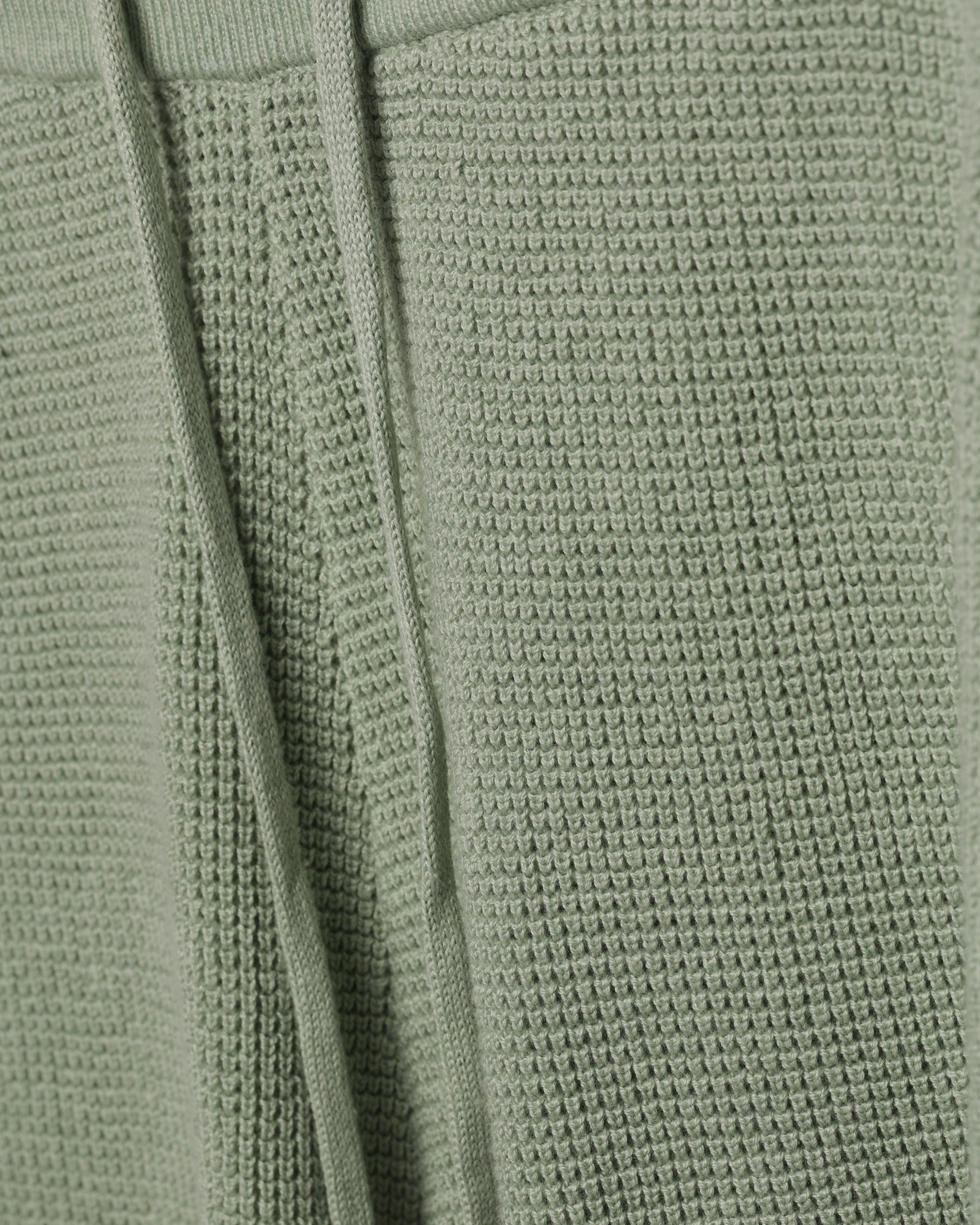 XXIII Zyair Knit Rib Shorts Sage Low Profile Closure System Tight Fit