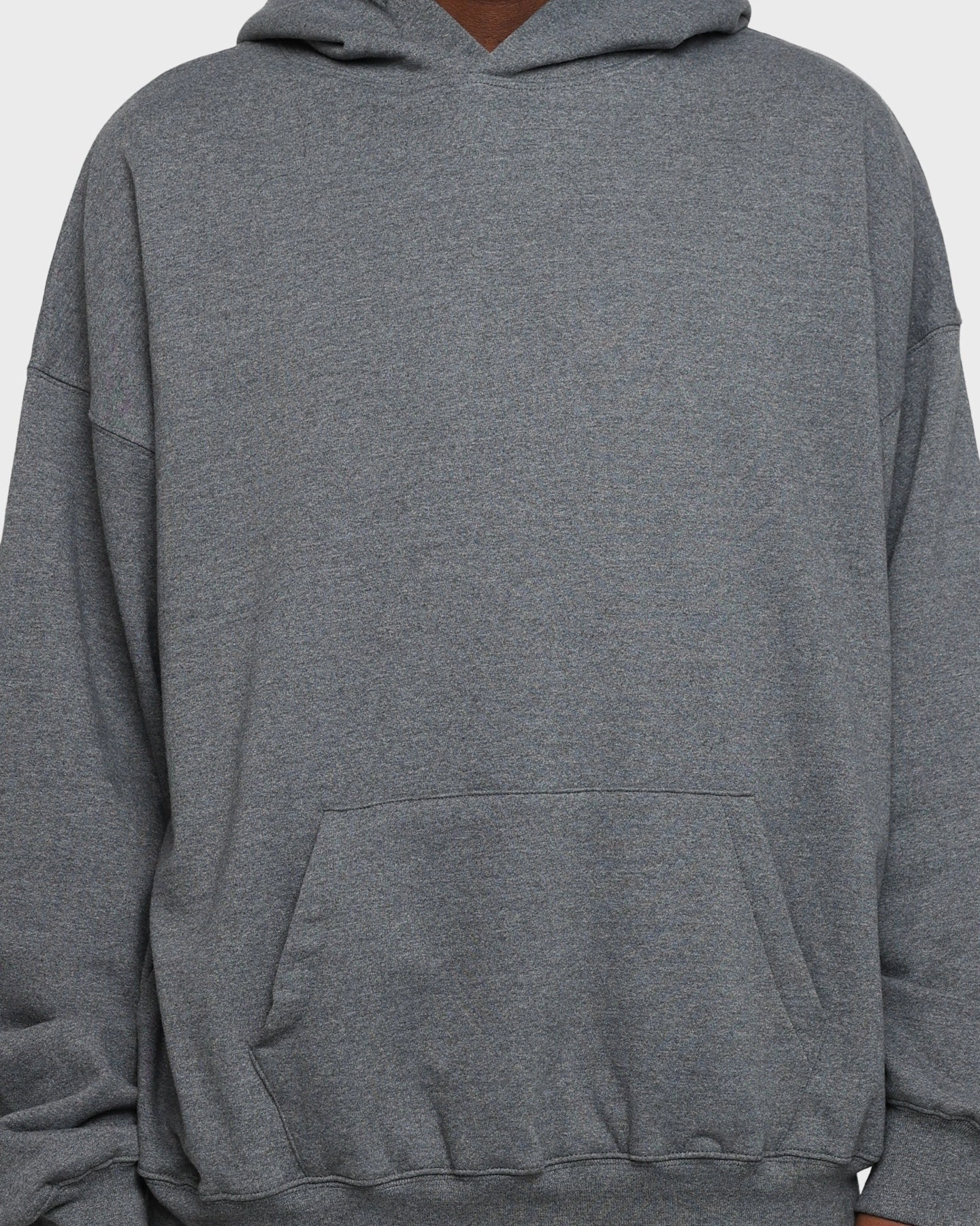 Tapered Silhouette MNML Every Day Hoodie Dark Heather