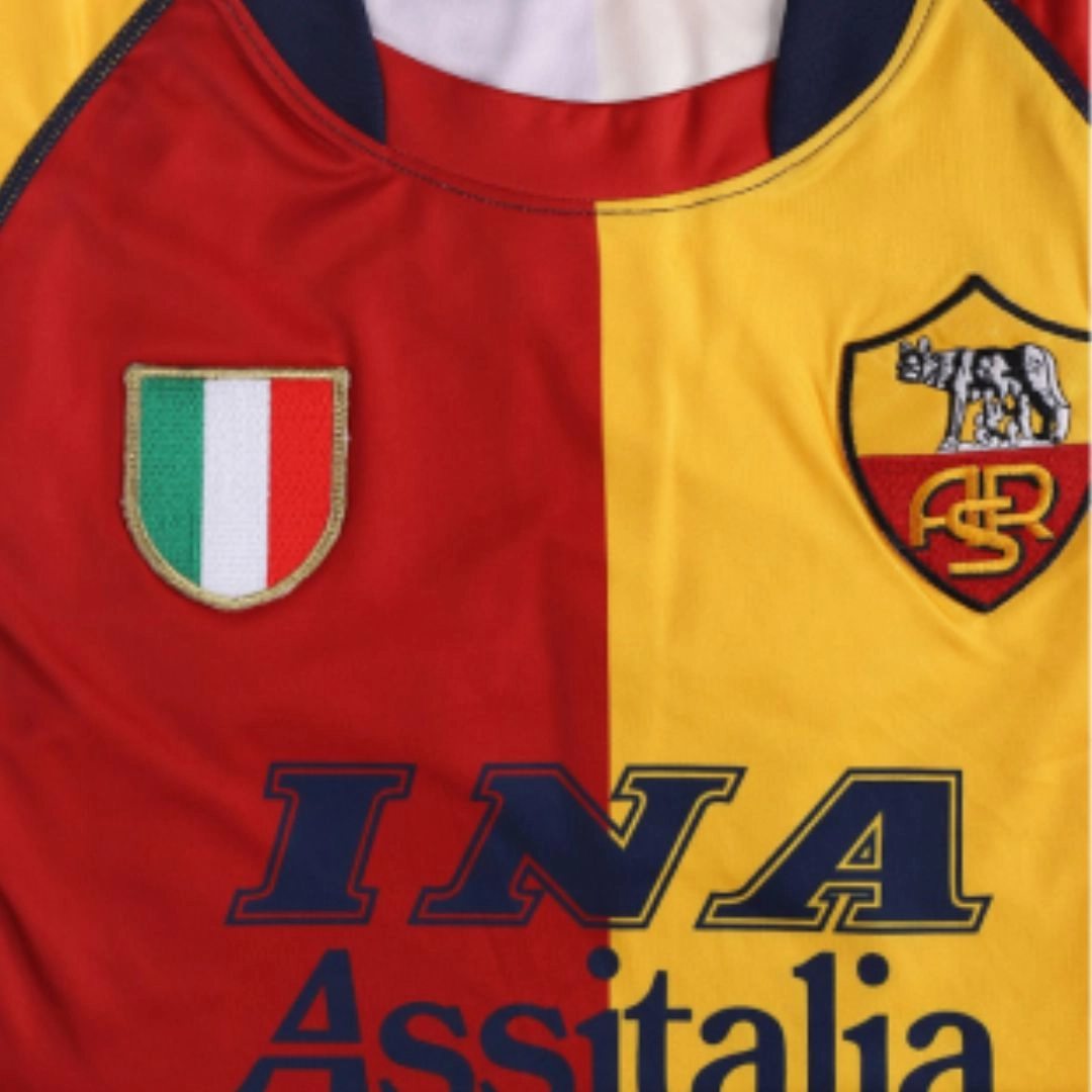 2001/02 AS Roma Champions League Home Jersey Ergonomic Pattern Design