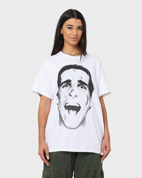 Goat Crew X American Psycho American Psycho Vintage T-Shirt White elastic waistband Versatile Comfort
