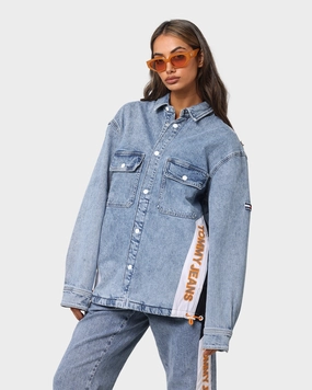 Tommy Jeans Denim Worker Shirt Shane Mix Lb Co suitable for mountain hikes