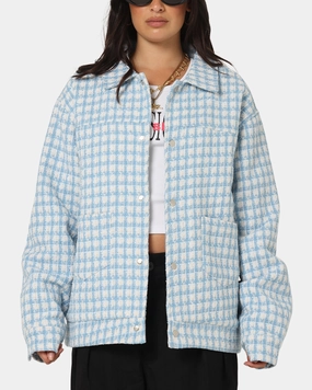 Gender - neutral XXIII Waffle Jacket Blue Check