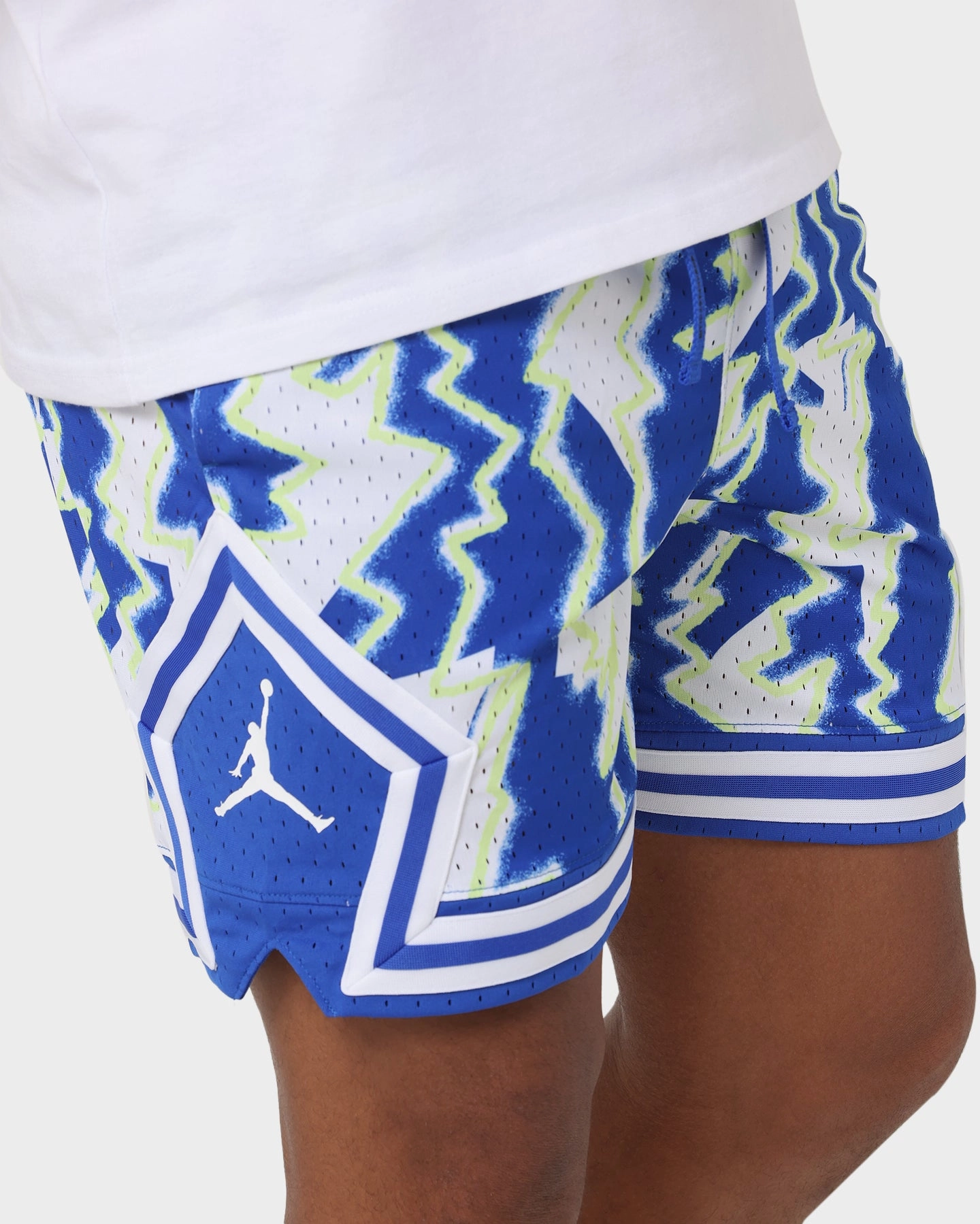Jordan Dri-FIT Sport Barcelona Diamond Shorts Hyper Royal Recycled Elastic Trim Unisex Design