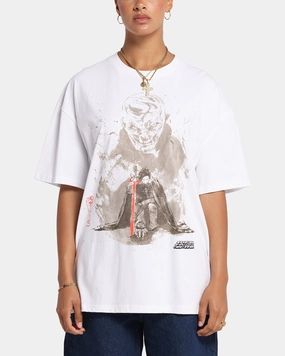 73 Studio Star Wars Takumi Last Jedi Vintage T-Shirt White EasyCareFinish