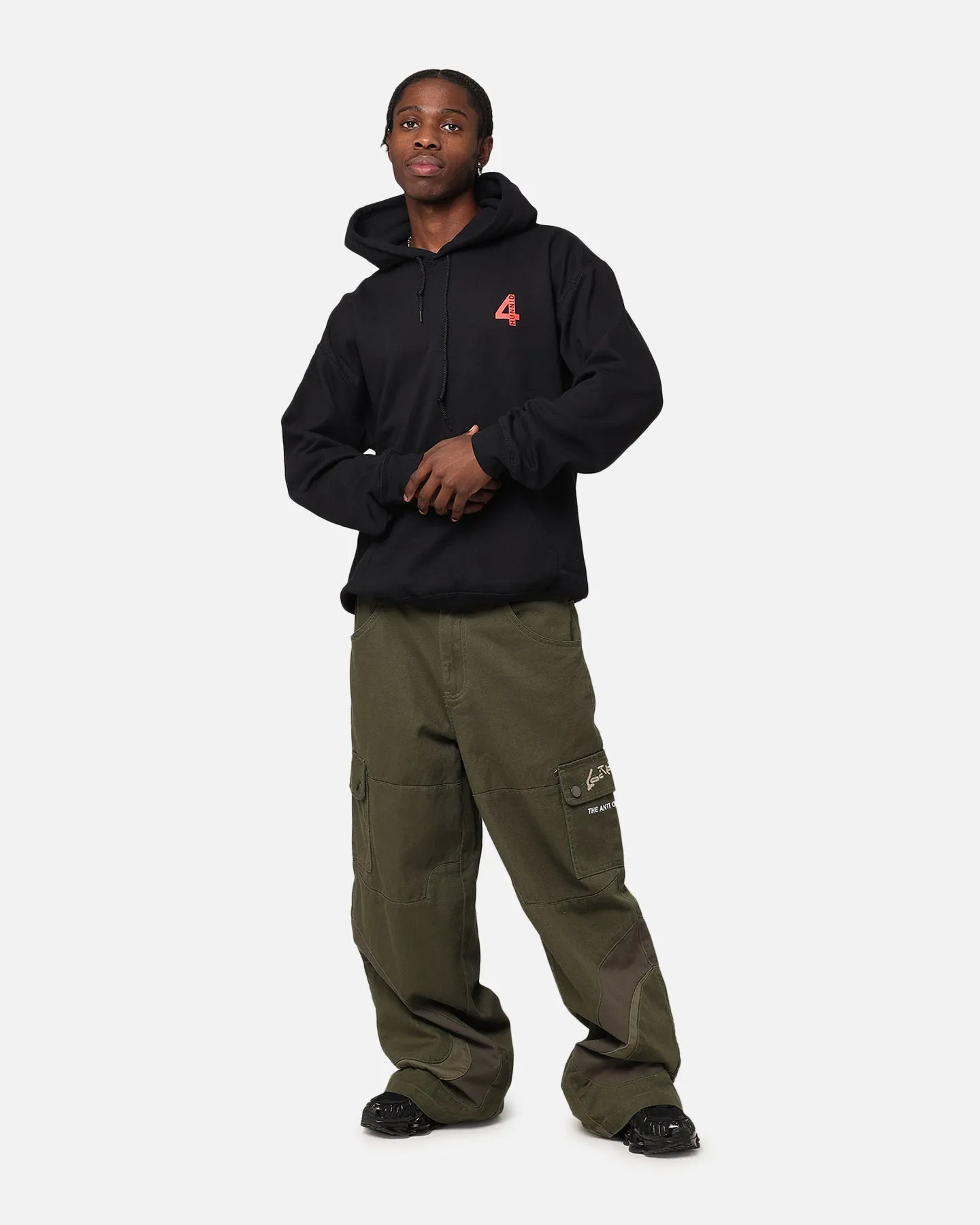 4HUNNID Good Sex Hoodie Black Layer Look Protect
