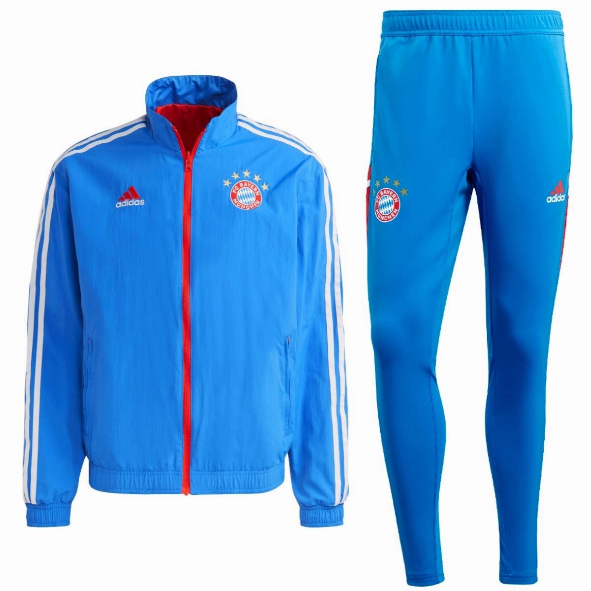 Bayern Munich pre-match presentation Soccer tracksuit 2023 - Adidas Flexible Outfit