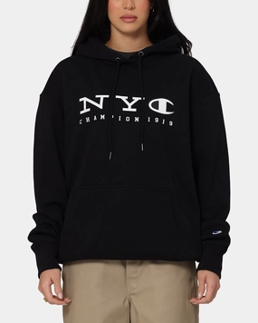 Champion Rochester Graphic Hoodie Black Wombat like Lynx like