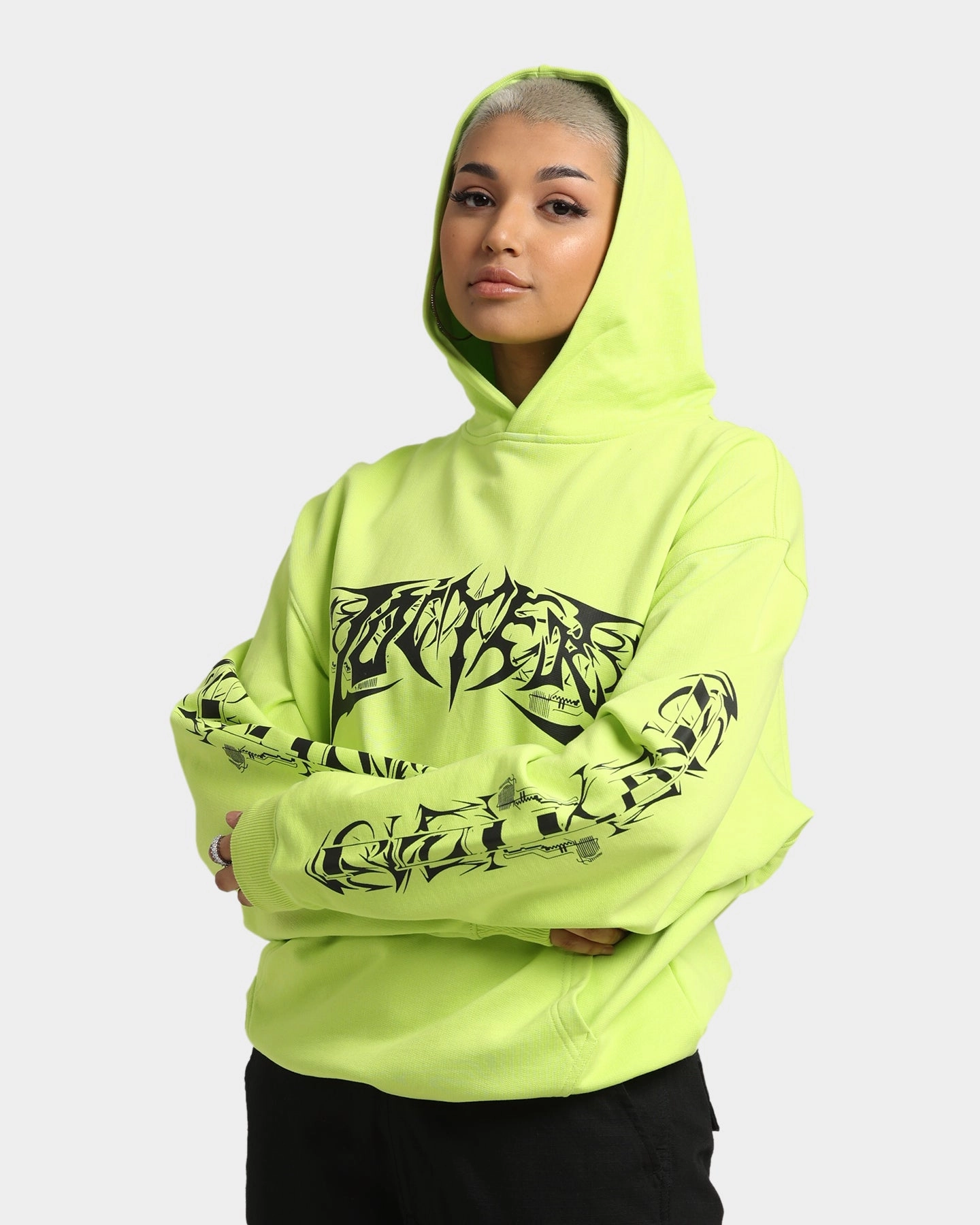 Thermal regulation Loiter Anarchy Hoodie Neon Green